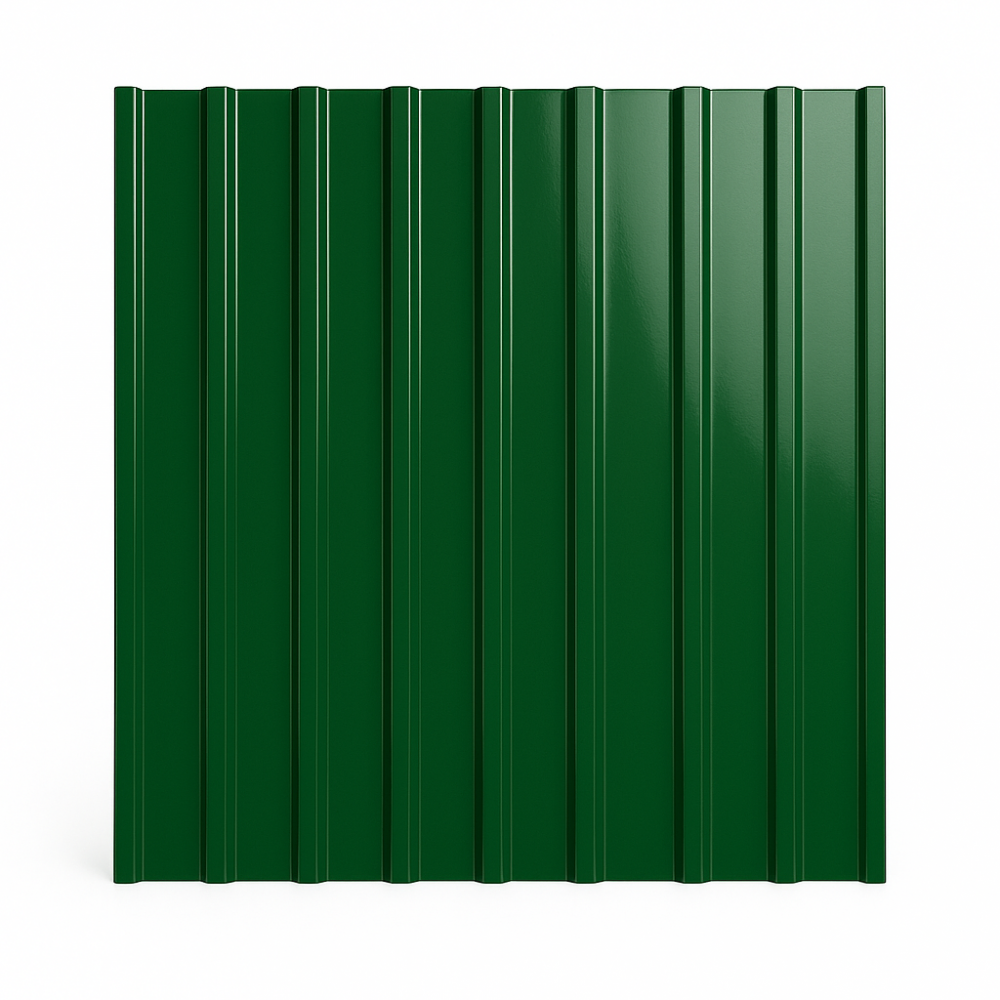 Профнастил С10 (профлист) RAL 6005 — зелёный мох