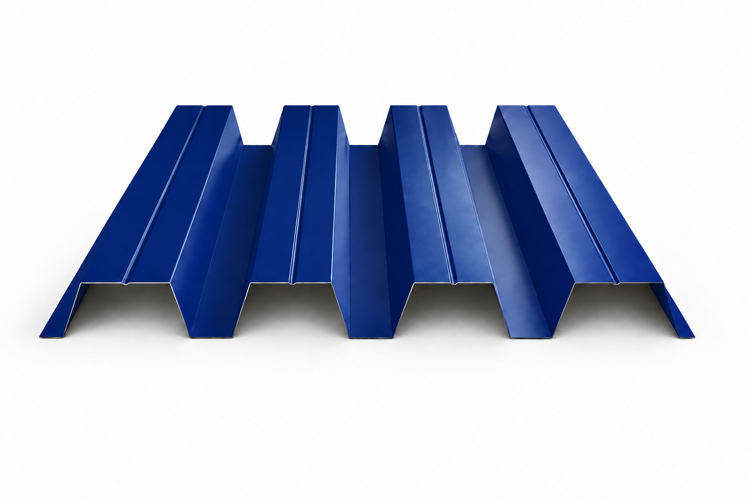 Профнастил Н75 (профлист) 0,7±0,1 мм, Полиэстер — RAL 5005